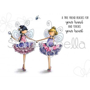 Tiny Townie FAIRY BEST FRIENDS RUBBER STAMP (SET OF 3)